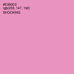 #E993C0 - Shocking Color Image