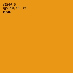 #E99715 - Dixie Color Image