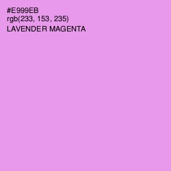 #E999EB - Lavender Magenta Color Image