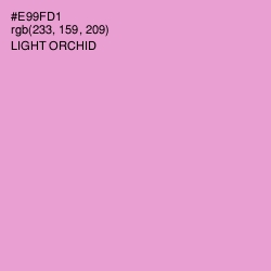 #E99FD1 - Light Orchid Color Image