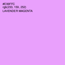 #E99FFC - Lavender Magenta Color Image