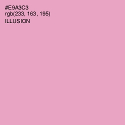 #E9A3C3 - Illusion Color Image