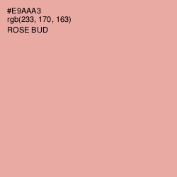 #E9AAA3 - Rose Bud Color Image