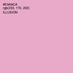 #E9AACA - Illusion Color Image