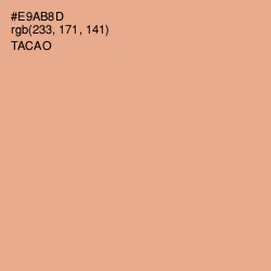 #E9AB8D - Tacao Color Image