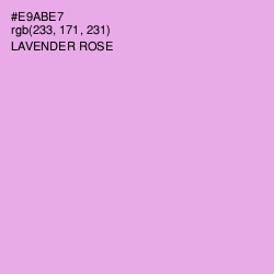 #E9ABE7 - Lavender Rose Color Image