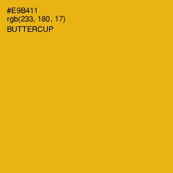 #E9B411 - Buttercup Color Image