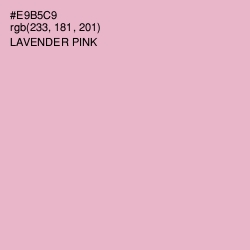 #E9B5C9 - Lavender Pink Color Image