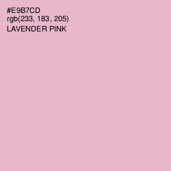 #E9B7CD - Lavender Pink Color Image