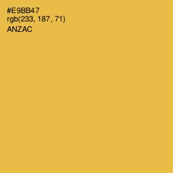 #E9BB47 - Anzac Color Image