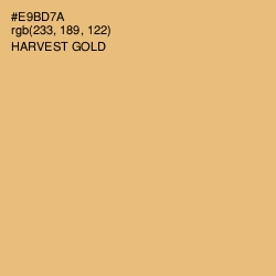 #E9BD7A - Harvest Gold Color Image