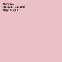 #E9C0C3 - Pink Flare Color Image