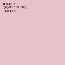 #E9C1CA - Pink Flare Color Image