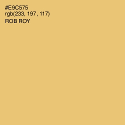 #E9C575 - Rob Roy Color Image