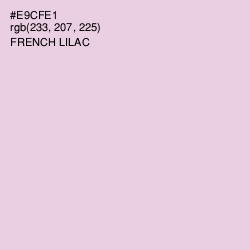 #E9CFE1 - French Lilac Color Image