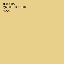 #E9D08A - Flax Color Image