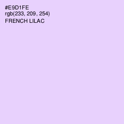 #E9D1FE - French Lilac Color Image