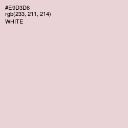 #E9D3D6 - Bizarre Color Image
