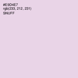 #E9D4E7 - Snuff Color Image