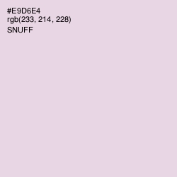 #E9D6E4 - Snuff Color Image