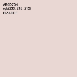 #E9D7D4 - Bizarre Color Image