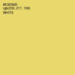 #E9D96D - Golden Sand Color Image