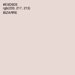 #E9D9D5 - Bizarre Color Image