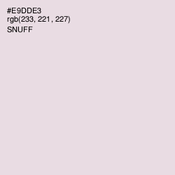 #E9DDE3 - Snuff Color Image