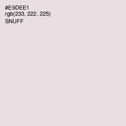 #E9DEE1 - Snuff Color Image