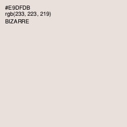 #E9DFDB - Bizarre Color Image