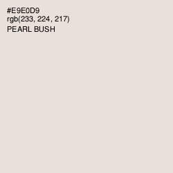#E9E0D9 - Pearl Bush Color Image