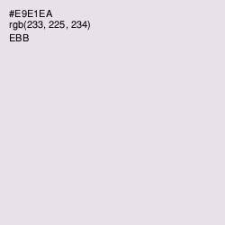 #E9E1EA - Ebb Color Image