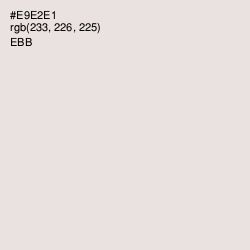 #E9E2E1 - Ebb Color Image