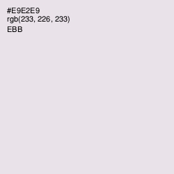#E9E2E9 - Ebb Color Image