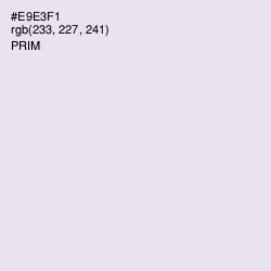 #E9E3F1 - Prim Color Image