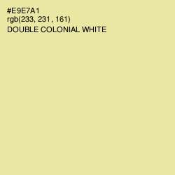 #E9E7A1 - Double Colonial White Color Image