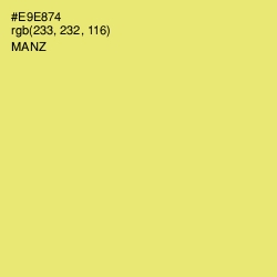 #E9E874 - Manz Color Image