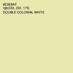 #E9E8AF - Double Colonial White Color Image