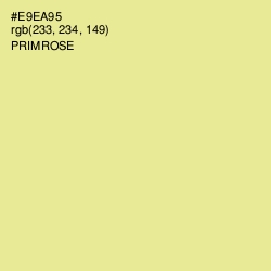 #E9EA95 - Primrose Color Image