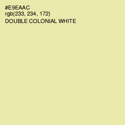 #E9EAAC - Double Colonial White Color Image