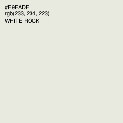 #E9EADF - White Rock Color Image