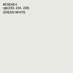 #E9EAE4 - Green White Color Image