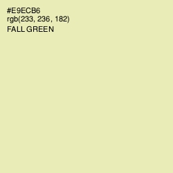 #E9ECB6 - Fall Green Color Image
