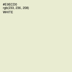 #E9ECD0 - White Rock Color Image