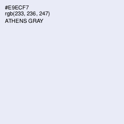 #E9ECF7 - Athens Gray Color Image