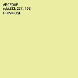 #E9ED9F - Primrose Color Image