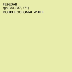 #E9EDAB - Double Colonial White Color Image