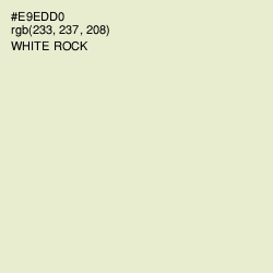 #E9EDD0 - White Rock Color Image