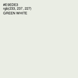 #E9EDE3 - Green White Color Image