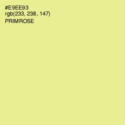 #E9EE93 - Primrose Color Image